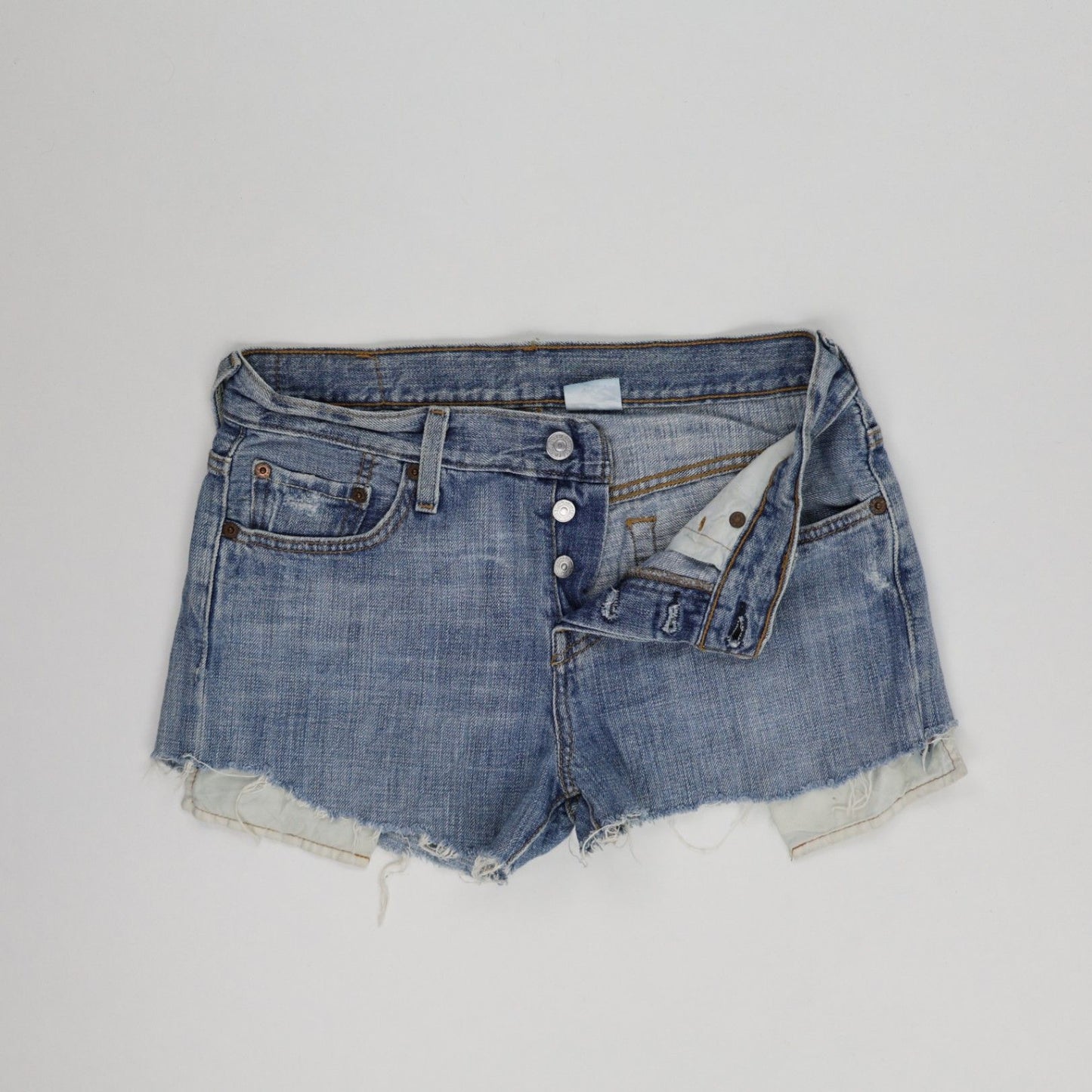 Vintage Levi's 501 Denim Shorts - Blue Wash, W28 - Perfect Summer Style