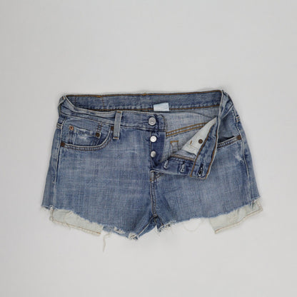 Vintage Levi's 501 Denim Shorts - Blue Wash, W28 - Perfect Summer Style