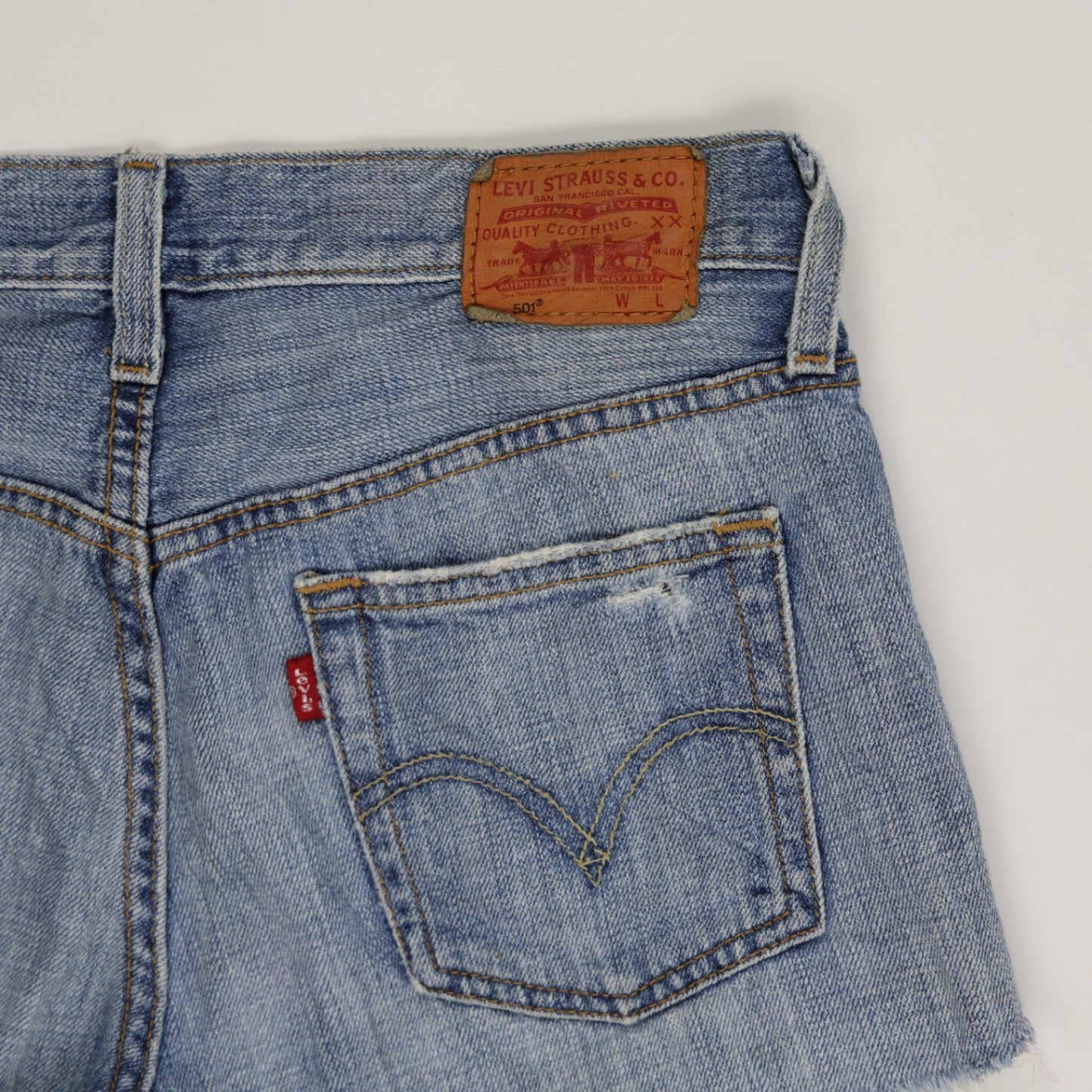 Vintage Levi's 501 Denim Shorts - Blue Wash, W28 - Perfect Summer Style