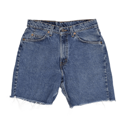 Vintage Levi's 550 Relaxed Fit Denim Shorts - Blue Wash, W31 - Classic Style