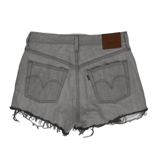 Levi's 501 Original Vintage Grey Denim Shorts W28 Cotton Women's