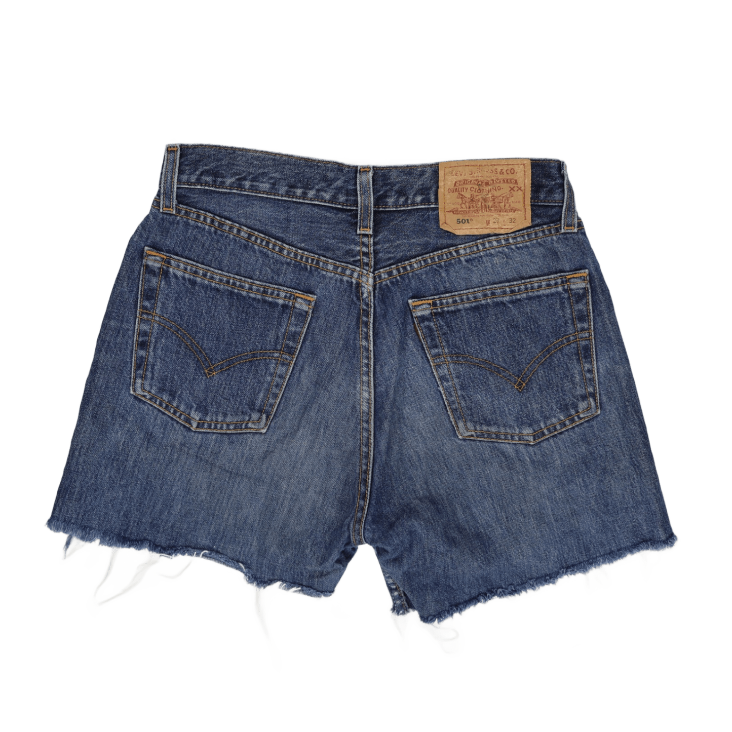 Levi's 501 Vintage Cut-Off Denim Shorts Blue W32 Cotton