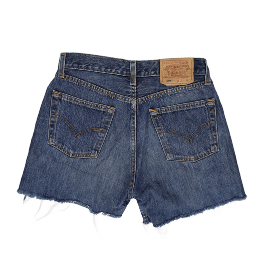 Levi's 501 Vintage Cut-Off Denim Shorts Blue W32 Cotton