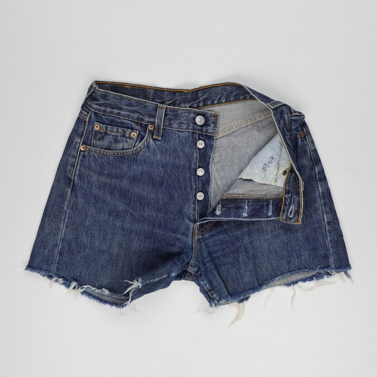 Levi's 501 Vintage Cut-Off Denim Shorts Blue W32 Cotton