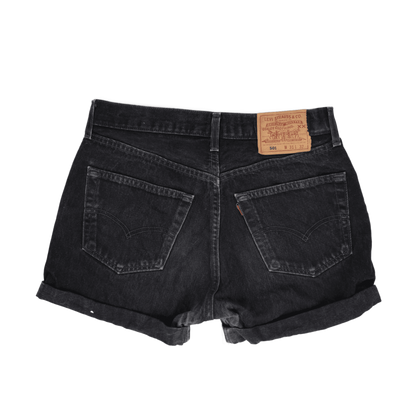 Levi's 501 Vintage Black Denim Shorts W31 Cotton Women's