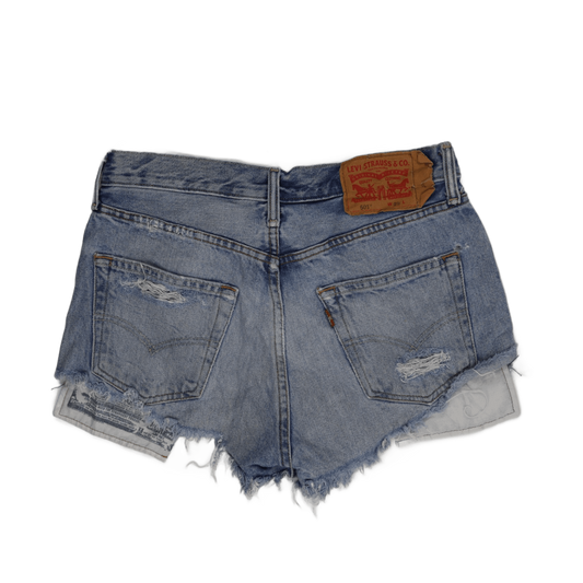 Levi's 501 High Rise Denim Shorts Blue W29 100 Percent Cotton Vintage
