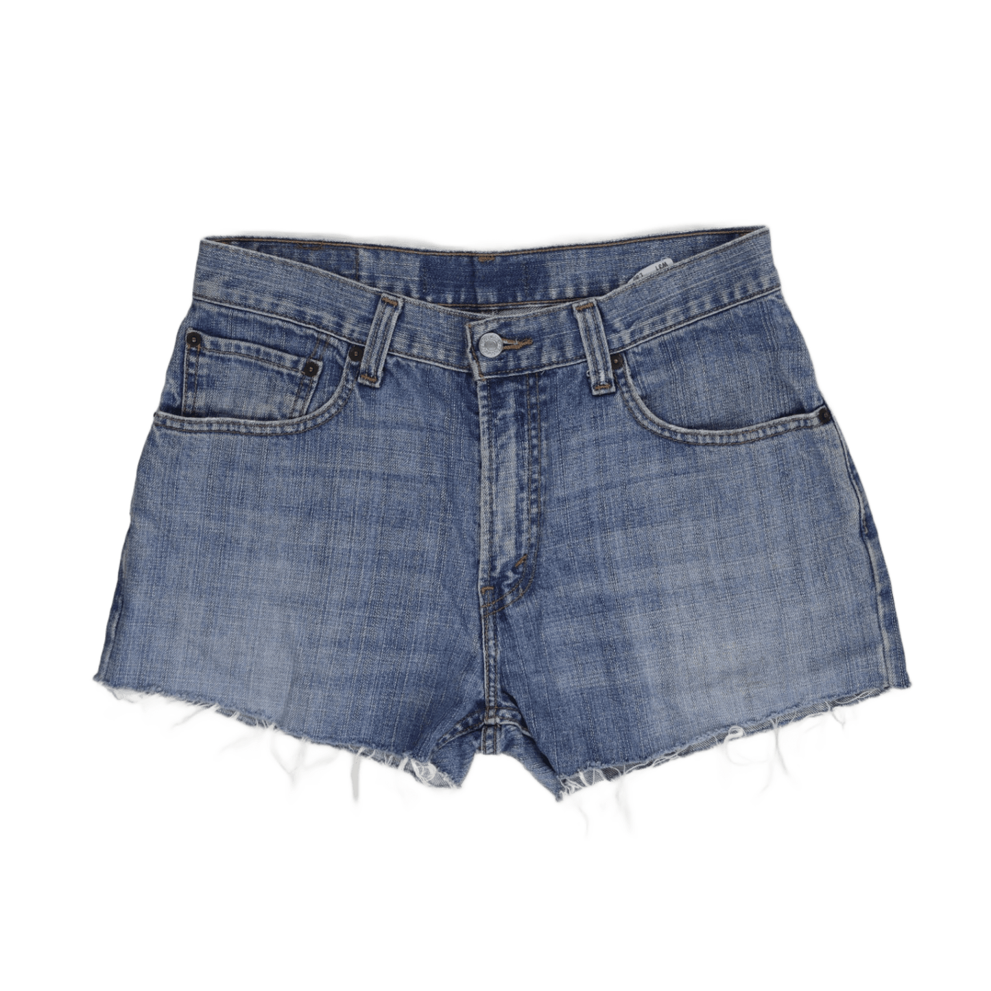 Levi's 559 Relaxed Straight Vintage Denim Cut-Off Shorts Blue W31 100% Cotton