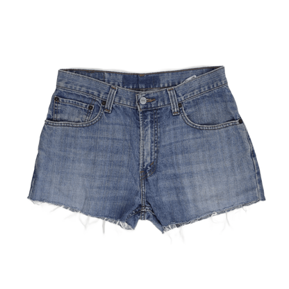 Levi's 559 Relaxed Straight Vintage Denim Cut-Off Shorts Blue W31 100% Cotton