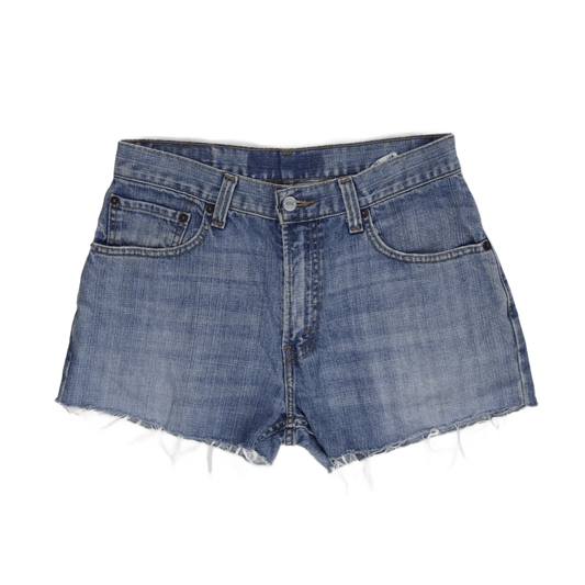 Levi's 559 Relaxed Straight Vintage Denim Cut-Off Shorts Blue W31 100% Cotton