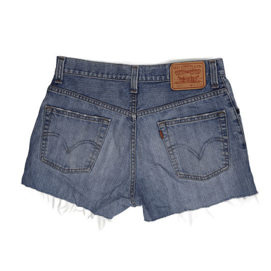 Levi's 559 Relaxed Straight Vintage Denim Cut-Off Shorts Blue W31 100% Cotton