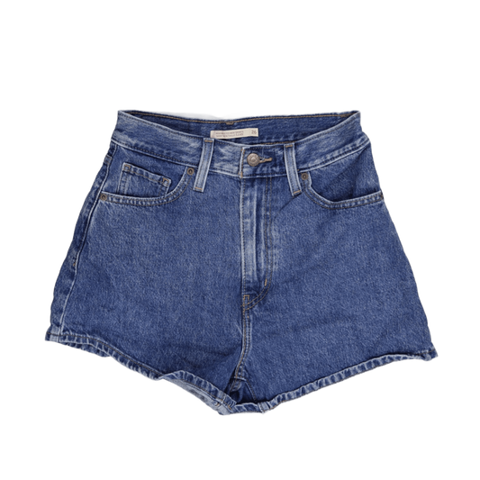 Levi's Vintage High Waisted Blue Denim Shorts Women W26 Cotton
