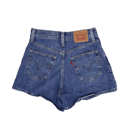 Levi's Vintage High Waisted Blue Denim Shorts Women W26 Cotton