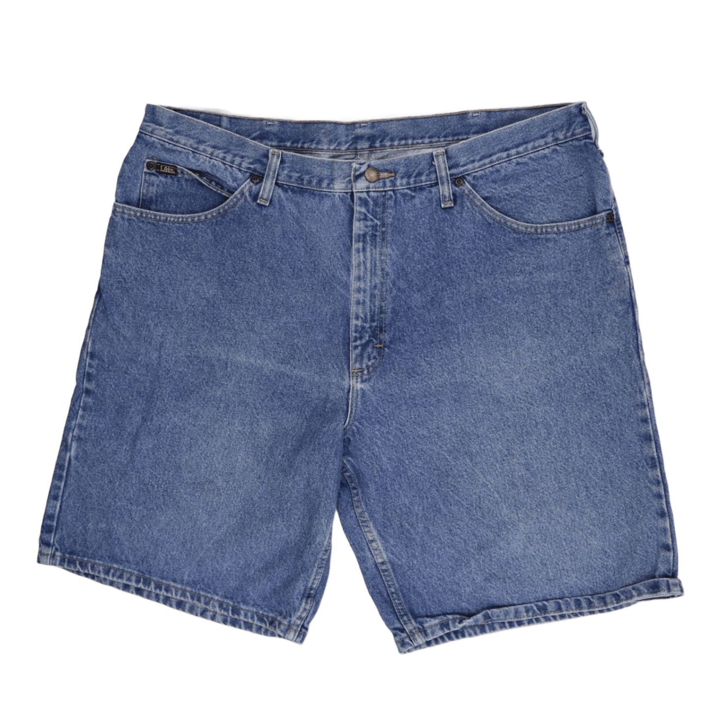 Lee Vintage Denim Shorts Medium Blue 42 Inseam 28 cm 100 Percent Cotton