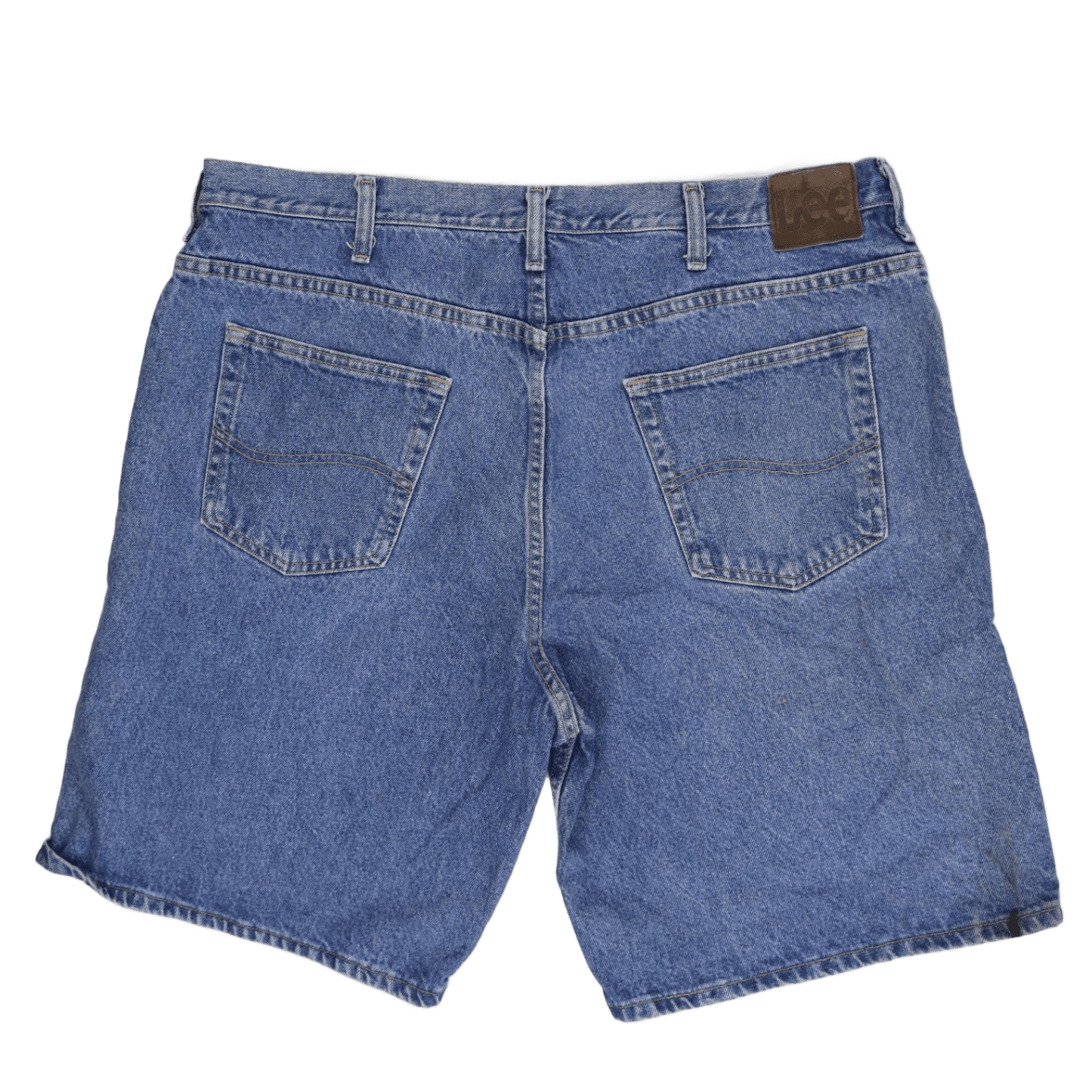 Lee Vintage Denim Shorts Medium Blue 42 Inseam 28 cm 100 Percent Cotton