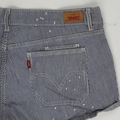 Levi's Women's Blue Cotton Jean Shorts Size 13 7 Inch Inseam