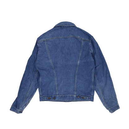 Wrangler Vintage Denim Jacket Blue Large 100% Cotton Collared