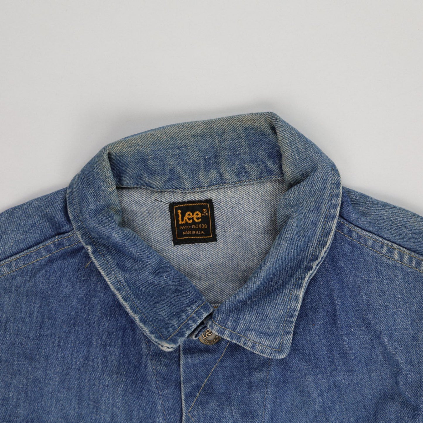 Lee Vintage Crotona Denim Jacket Blue Large Cotton