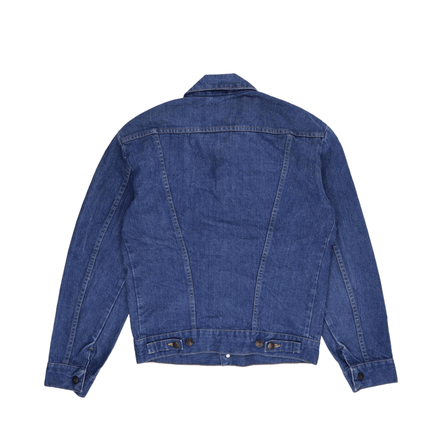 Wrangler Vintage Blue Denim Trucker Jacket Size 38 Medium Cotton