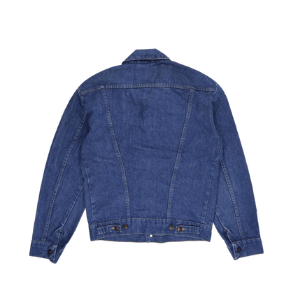 Wrangler Vintage Blue Denim Trucker Jacket Size 38 Medium Cotton