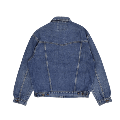 Wrangler Vintage Denim Jacket Blue XL 100 Percent Cotton Collared