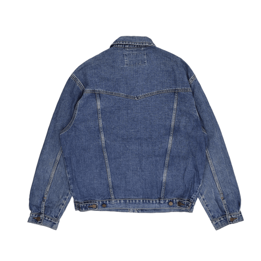 Wrangler Vintage Denim Jacket Blue XL 100 Percent Cotton Collared