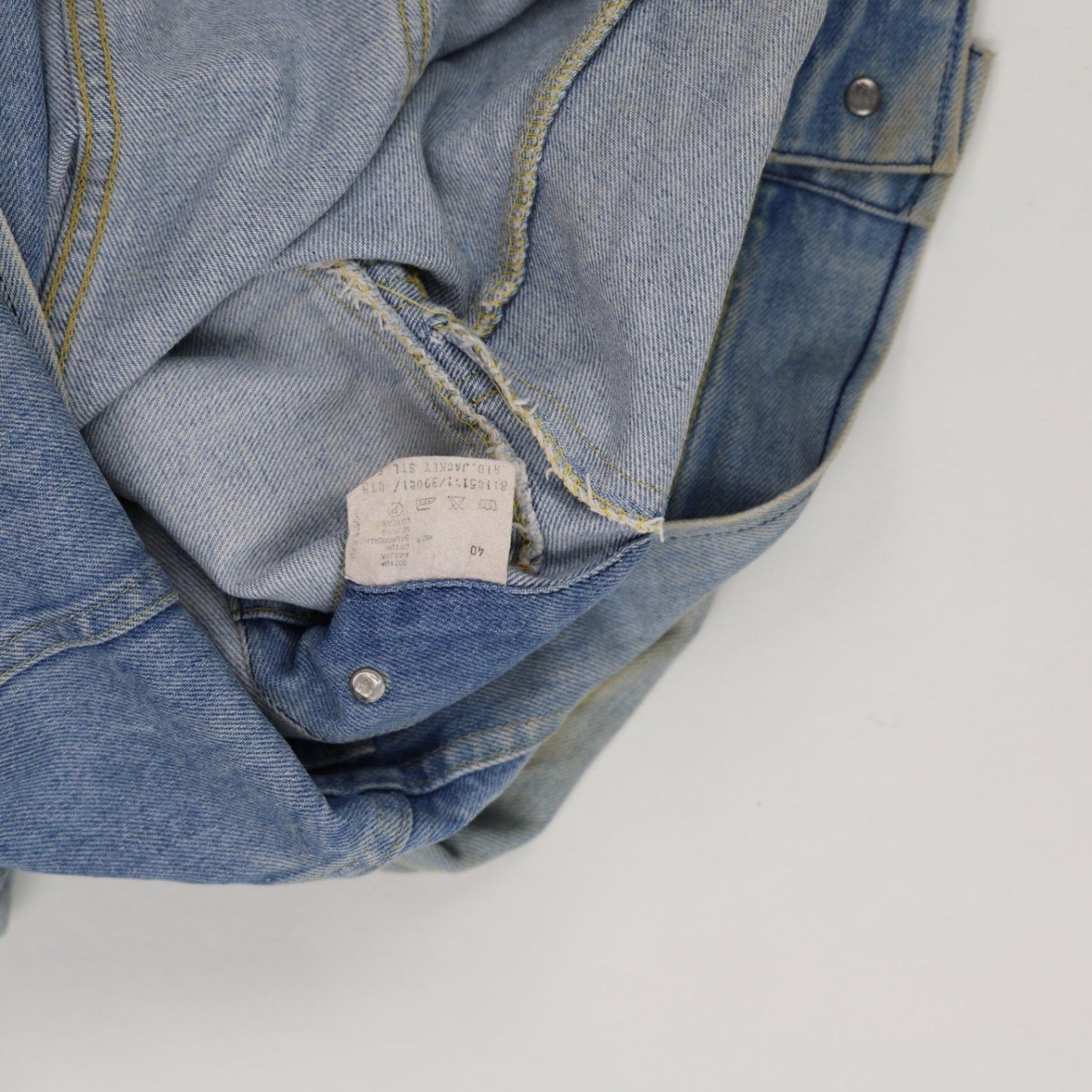 Lee Vintage Denim Trucker Jacket Blue Size 40 Cotton Collared