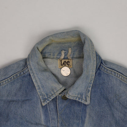 Lee Vintage Denim Trucker Jacket Blue Size 40 Cotton Collared