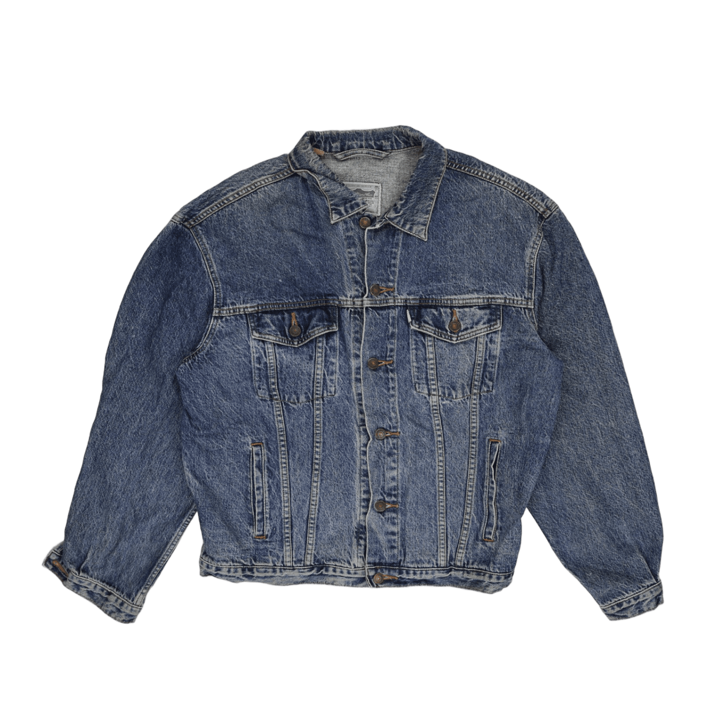 Levi's Vintage Blue Denim Trucker Jacket Medium Cotton
