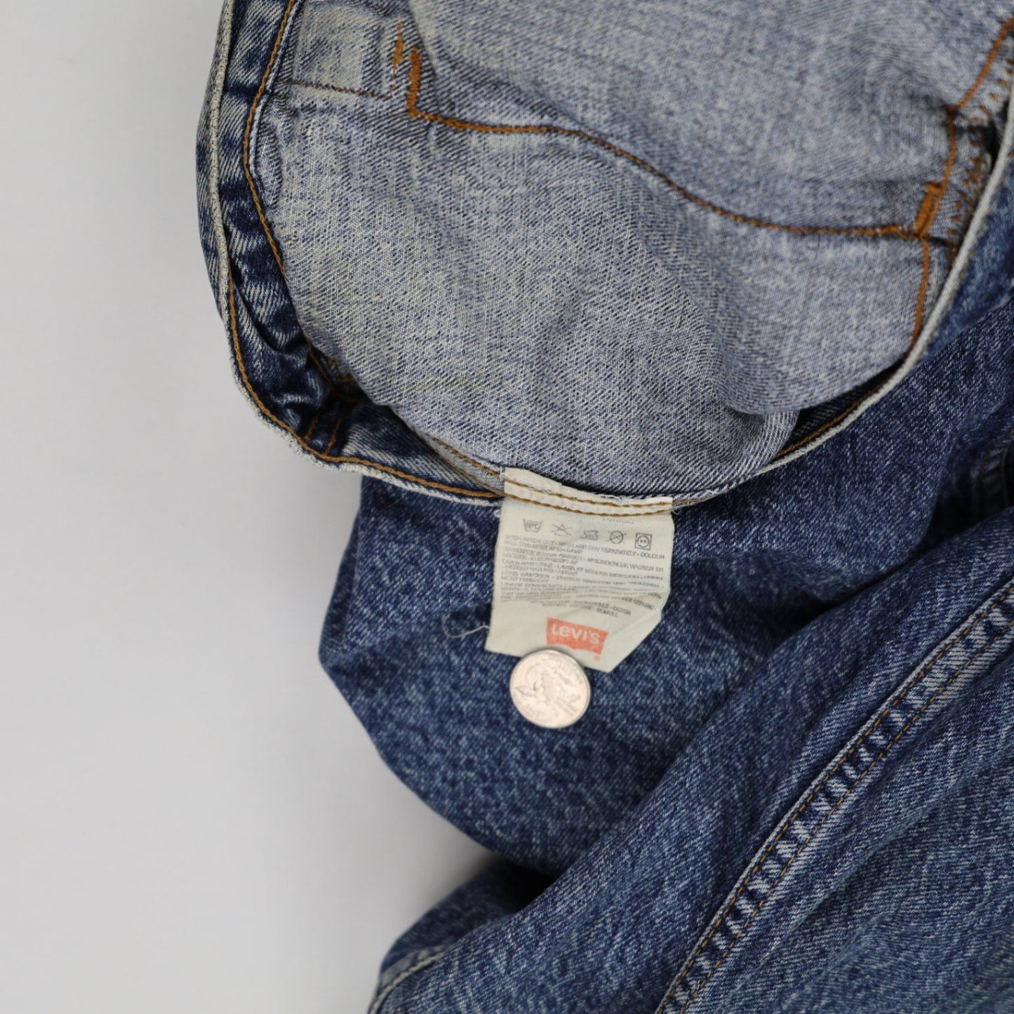 Levi's Vintage Blue Denim Trucker Jacket Medium Cotton