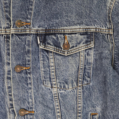 Levi's Vintage Blue Denim Trucker Jacket Medium Cotton