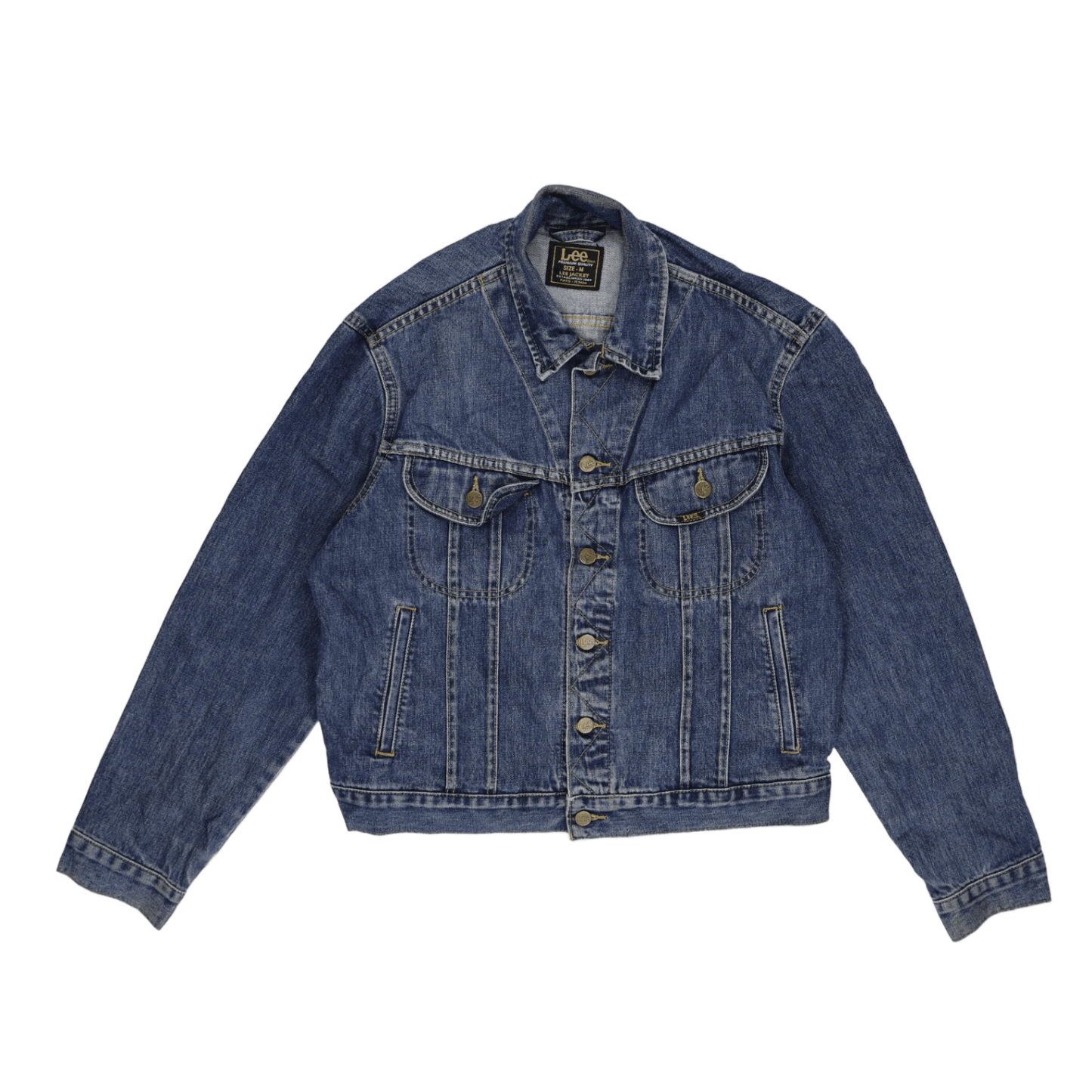 Lee Vintage Denim Jacket Blue Medium Cotton