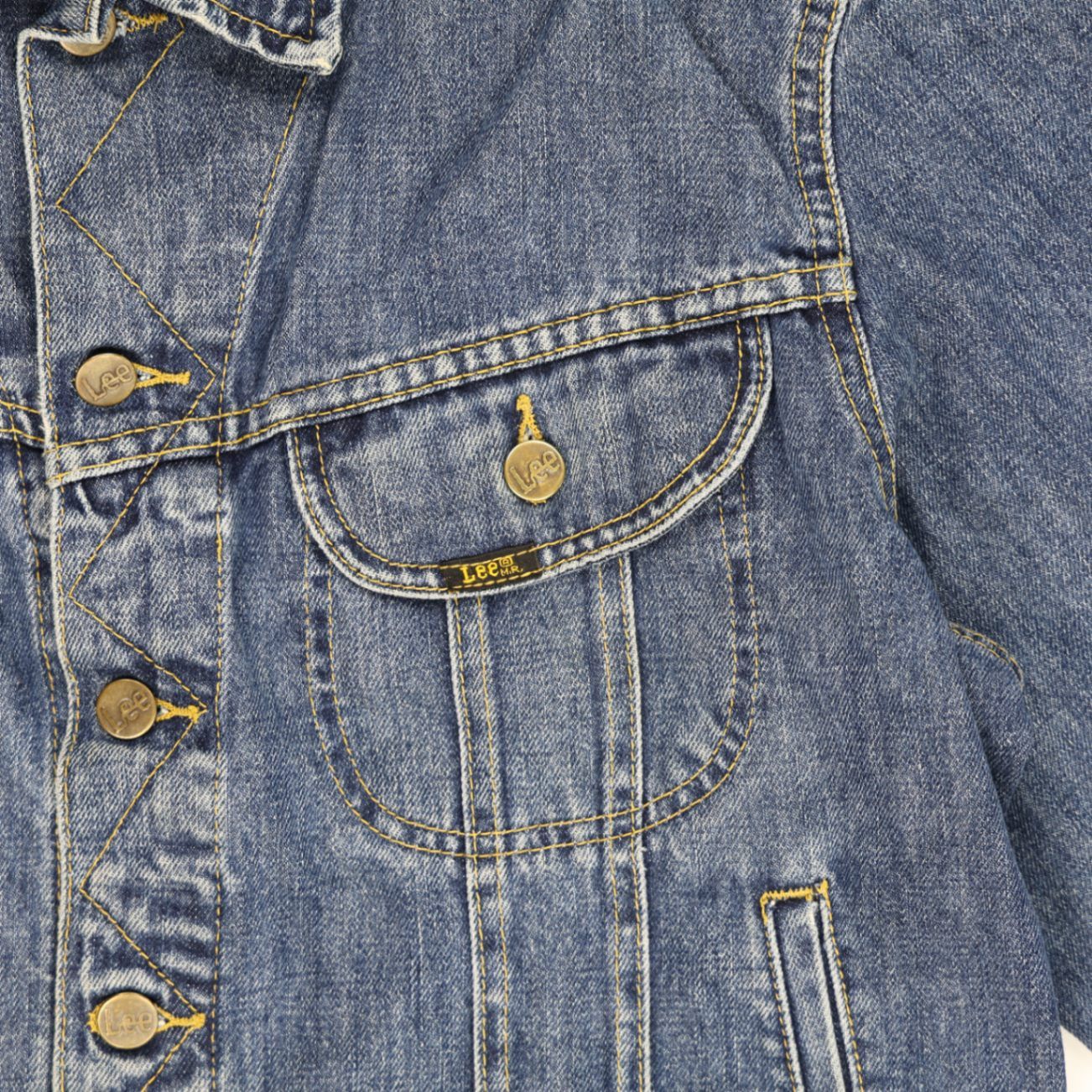 Lee Vintage Denim Jacket Blue Medium Cotton