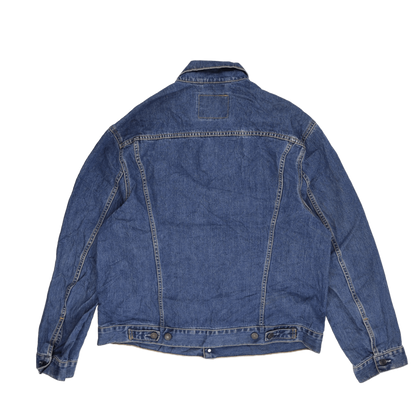 Levi's Vintage 70550 Blue Denim Trucker Jacket Size XL Cotton