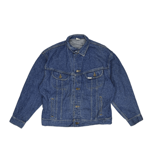 Lee Vintage Western Denim Jacket Blue XL Cotton Denim