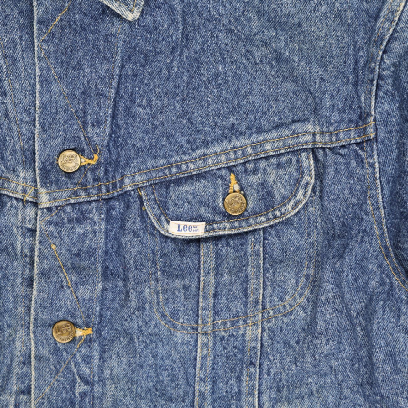 Lee Vintage Western Denim Jacket Blue XL Cotton Denim