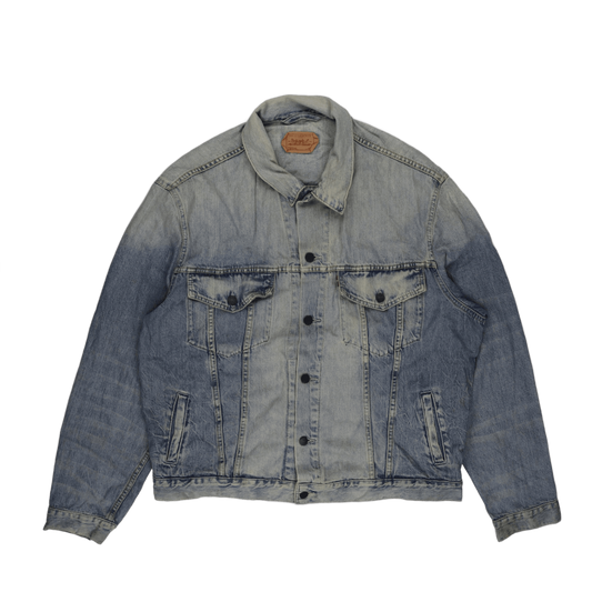Levi's 70550 Vintage Light Blue Denim Trucker Jacket XXL Cotton Collared