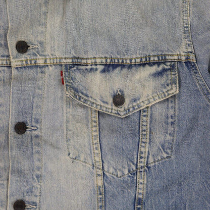 Levi's 70550 Vintage Light Blue Denim Trucker Jacket XXL Cotton Collared