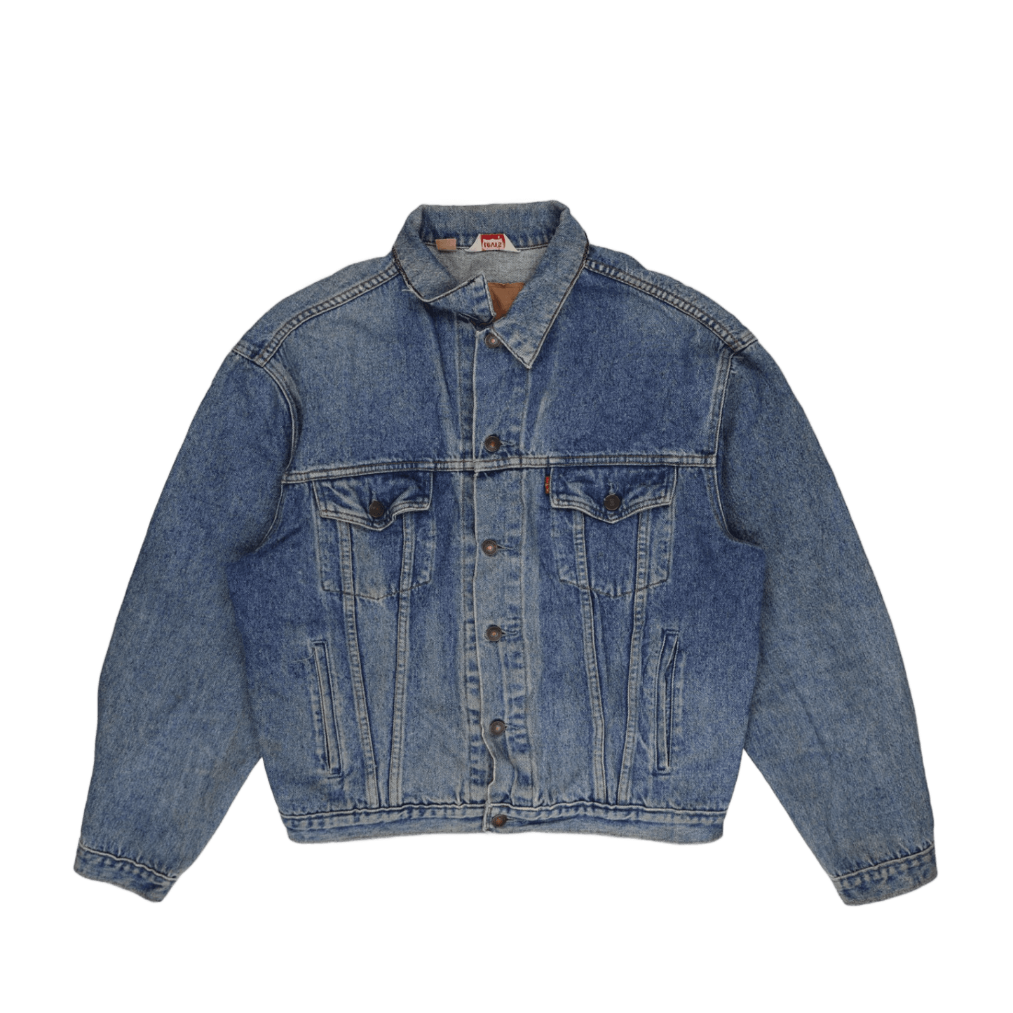 Levi's Vintage Blue Denim Trucker Jacket Men's Large Cotton