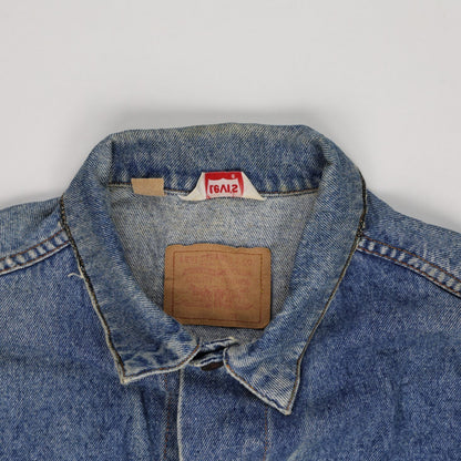 Levi's Vintage Blue Denim Trucker Jacket Men's Large Cotton