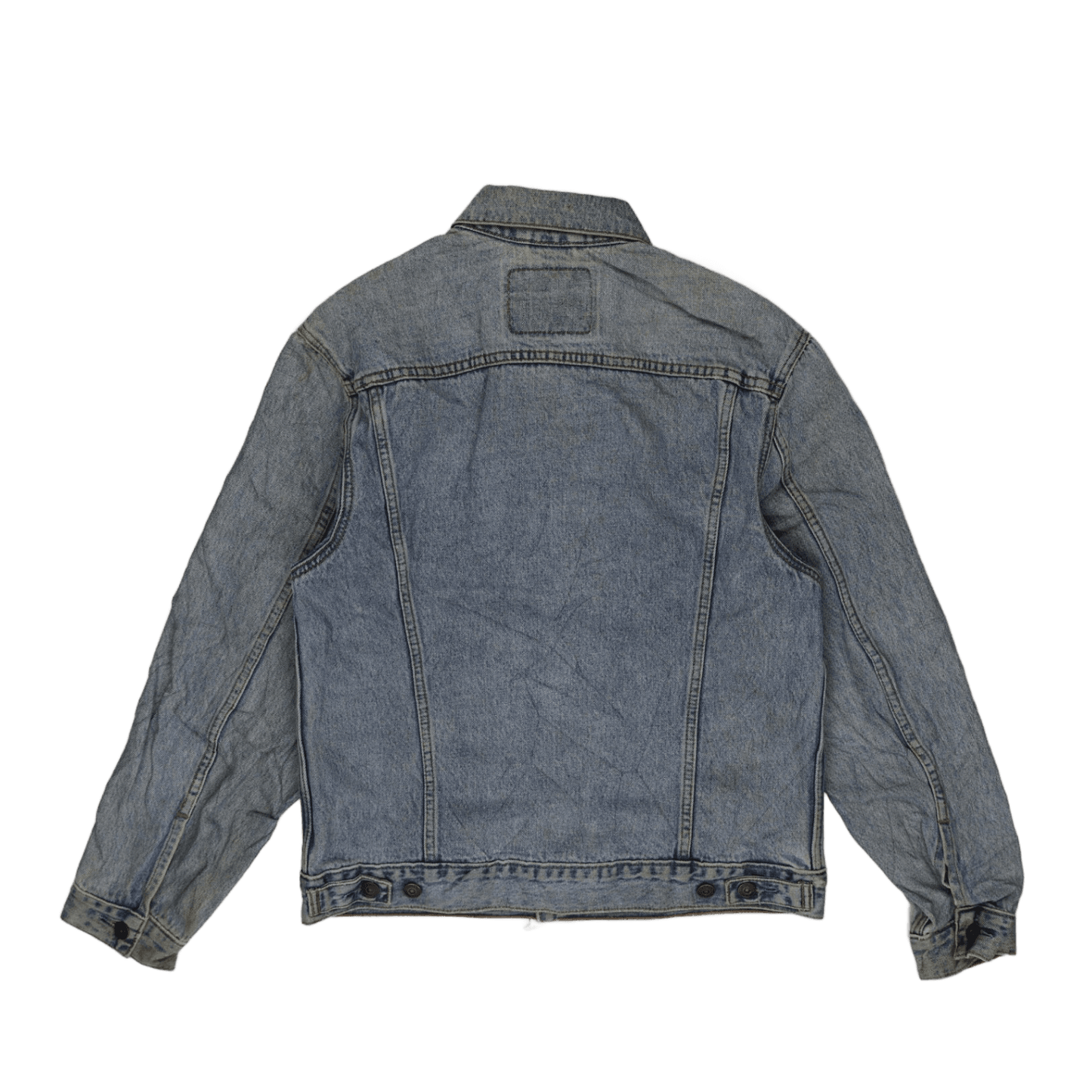 Levi's Vintage Light Blue Denim Trucker Jacket Men's Small 100% Cotton Collared