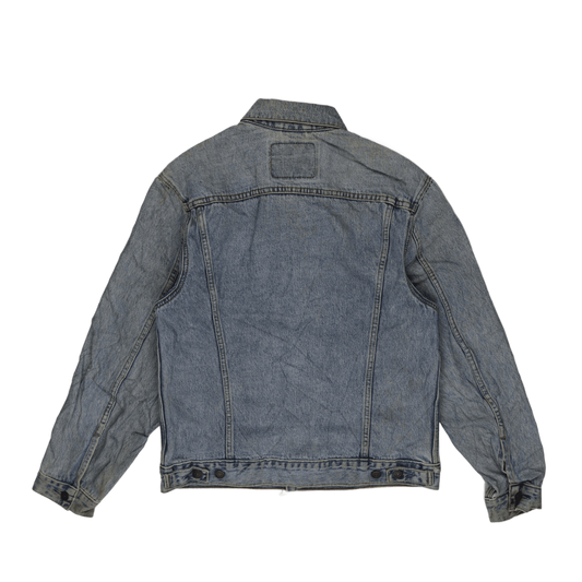Levi's Vintage Light Blue Denim Trucker Jacket Men's Small 100% Cotton Collared