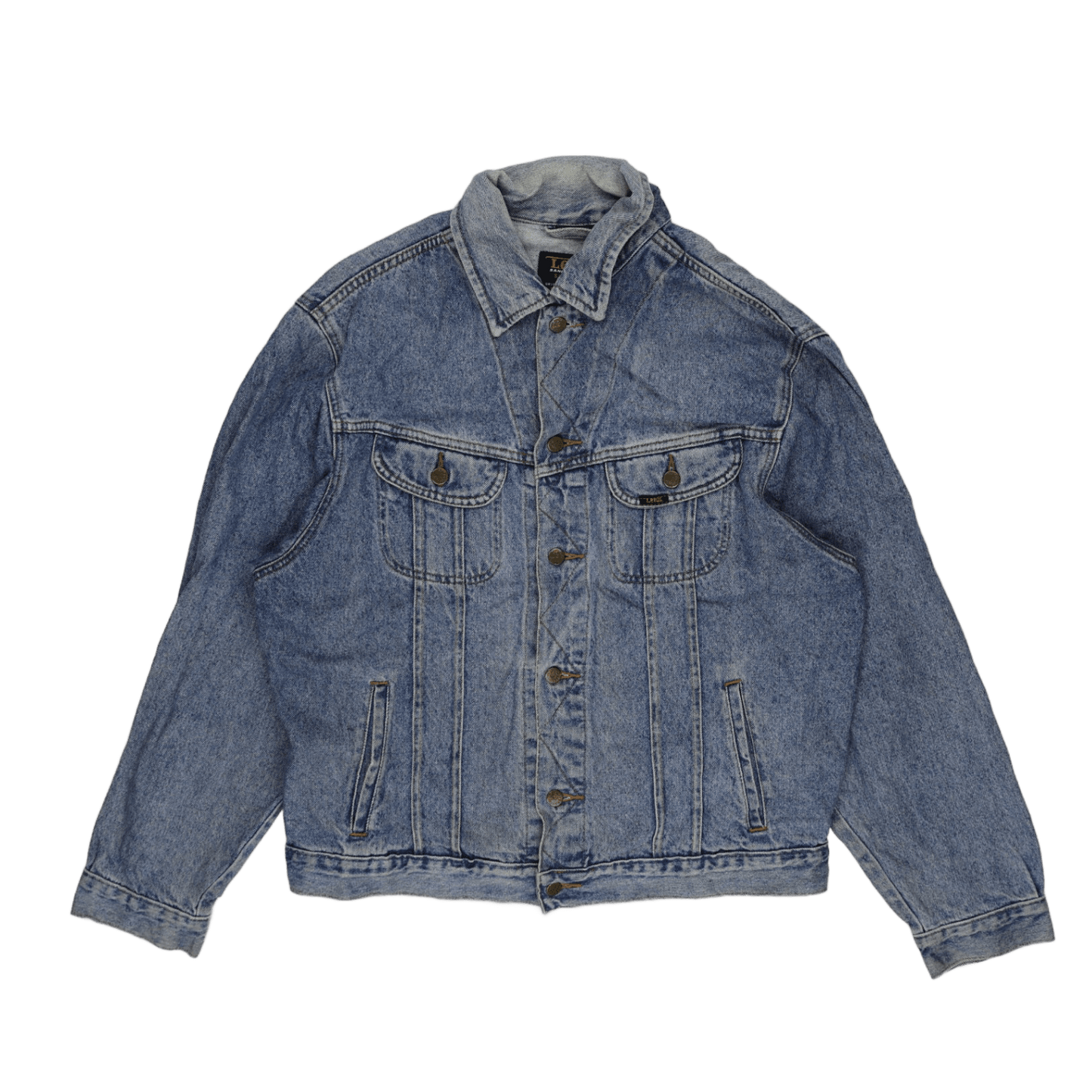 Lee Vintage Rider Denim Jacket Blue XL 100 Percent Cotton Unisex