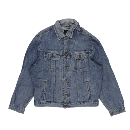 Lee Vintage Rider Denim Jacket Blue XL 100 Percent Cotton Unisex