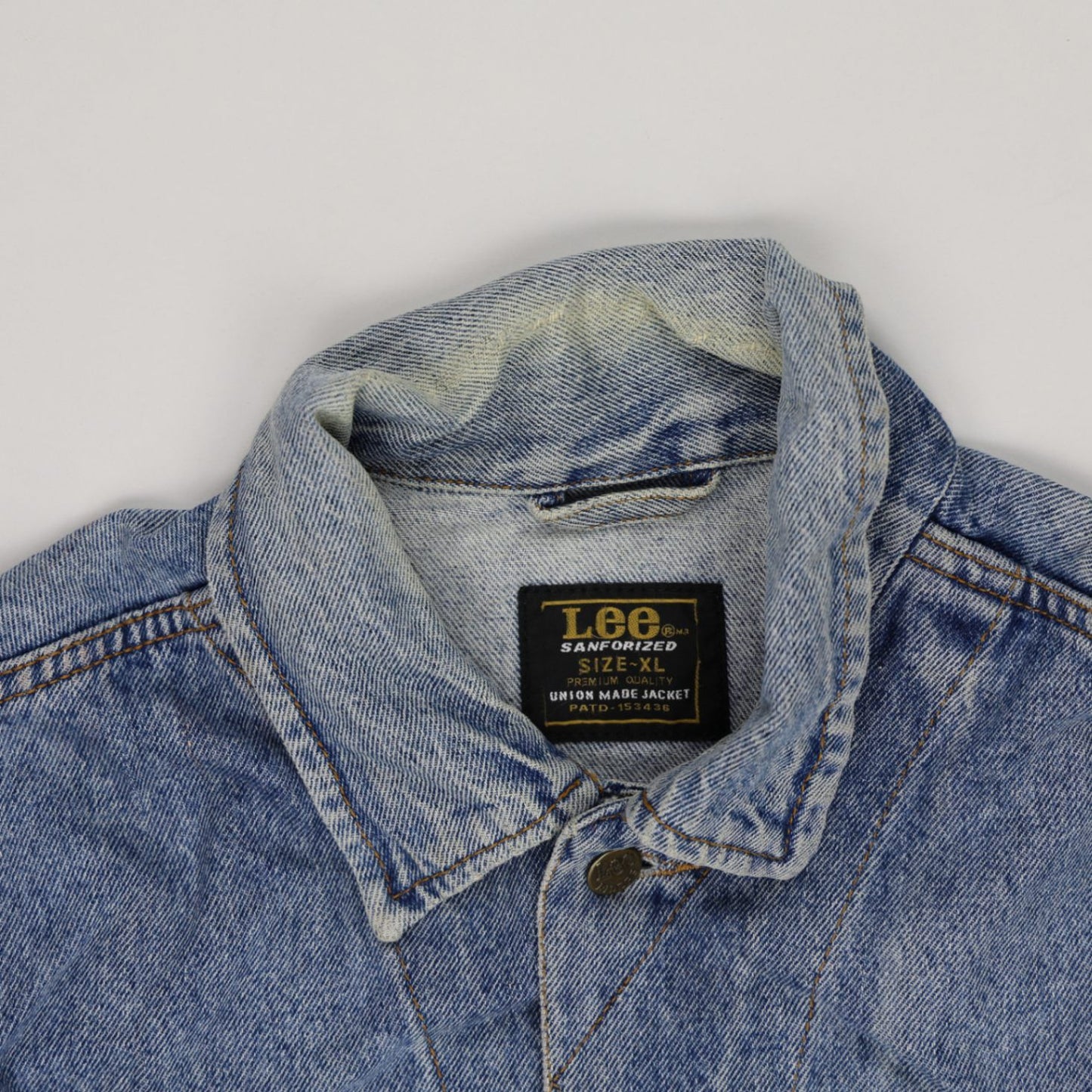 Lee Vintage Rider Denim Jacket Blue XL 100 Percent Cotton Unisex