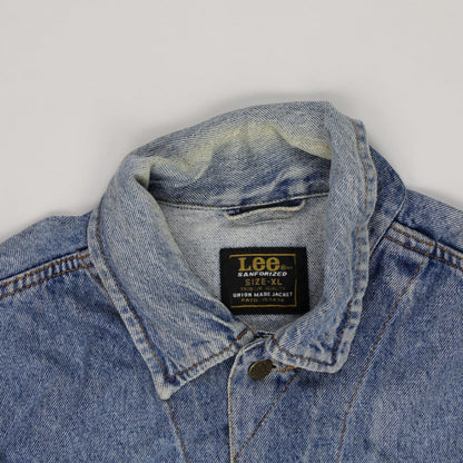 Lee Vintage Rider Denim Jacket Blue XL 100 Percent Cotton Unisex