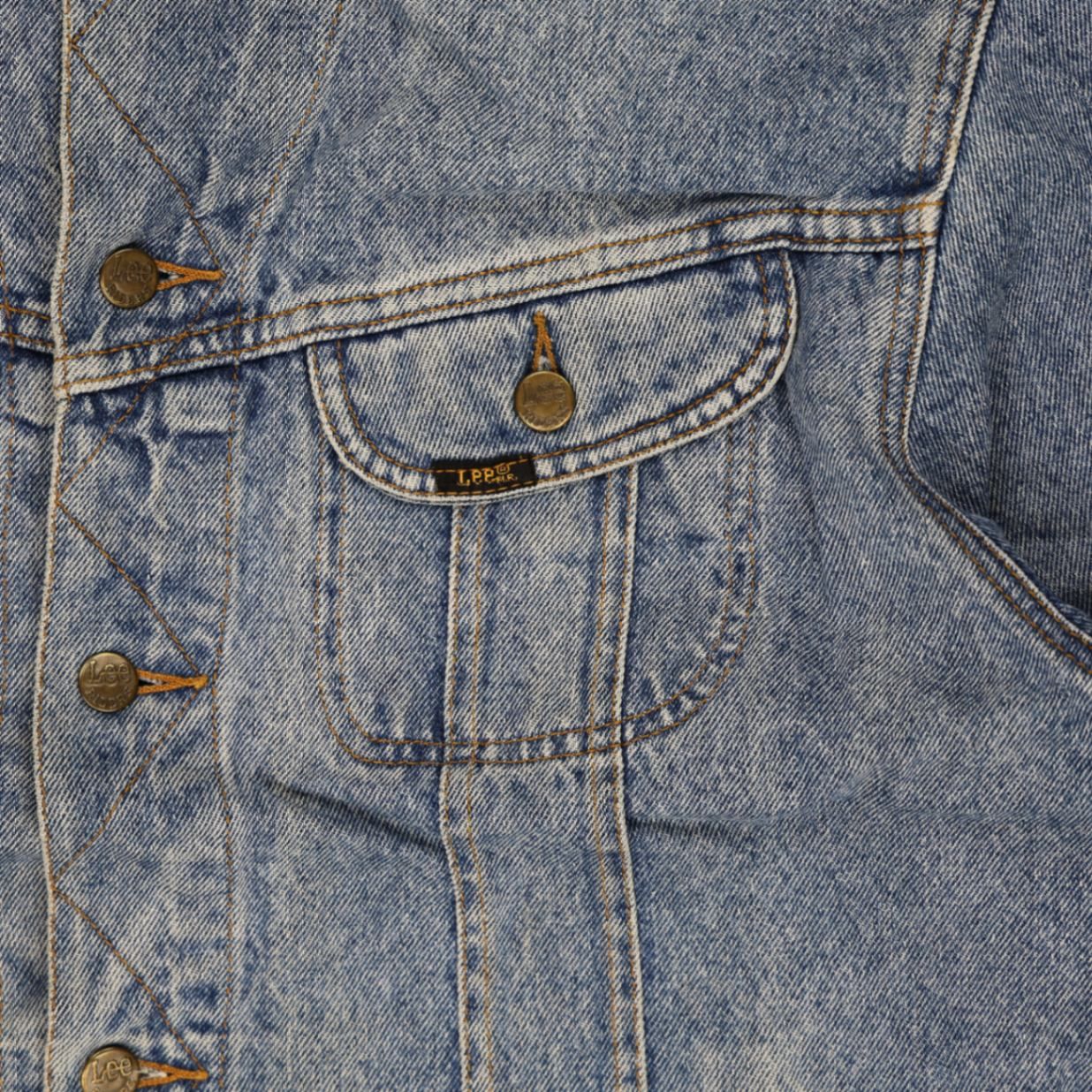 Lee Vintage Rider Denim Jacket Blue XL 100 Percent Cotton Unisex