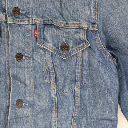 Levi's Vintage 70500-04 Blue Denim Trucker Jacket Large Cotton