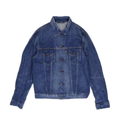 Levi's Vintage Blue Denim Jacket Medium 100% Cotton Collared