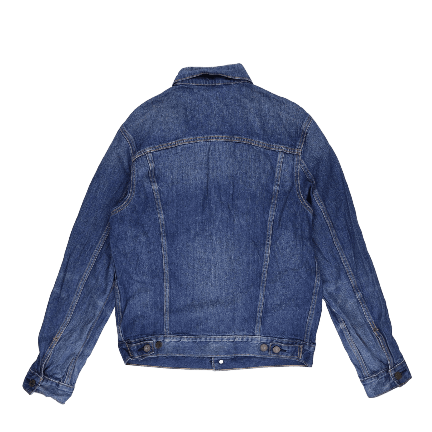 Levi's Vintage Blue Denim Jacket Medium 100% Cotton Collared