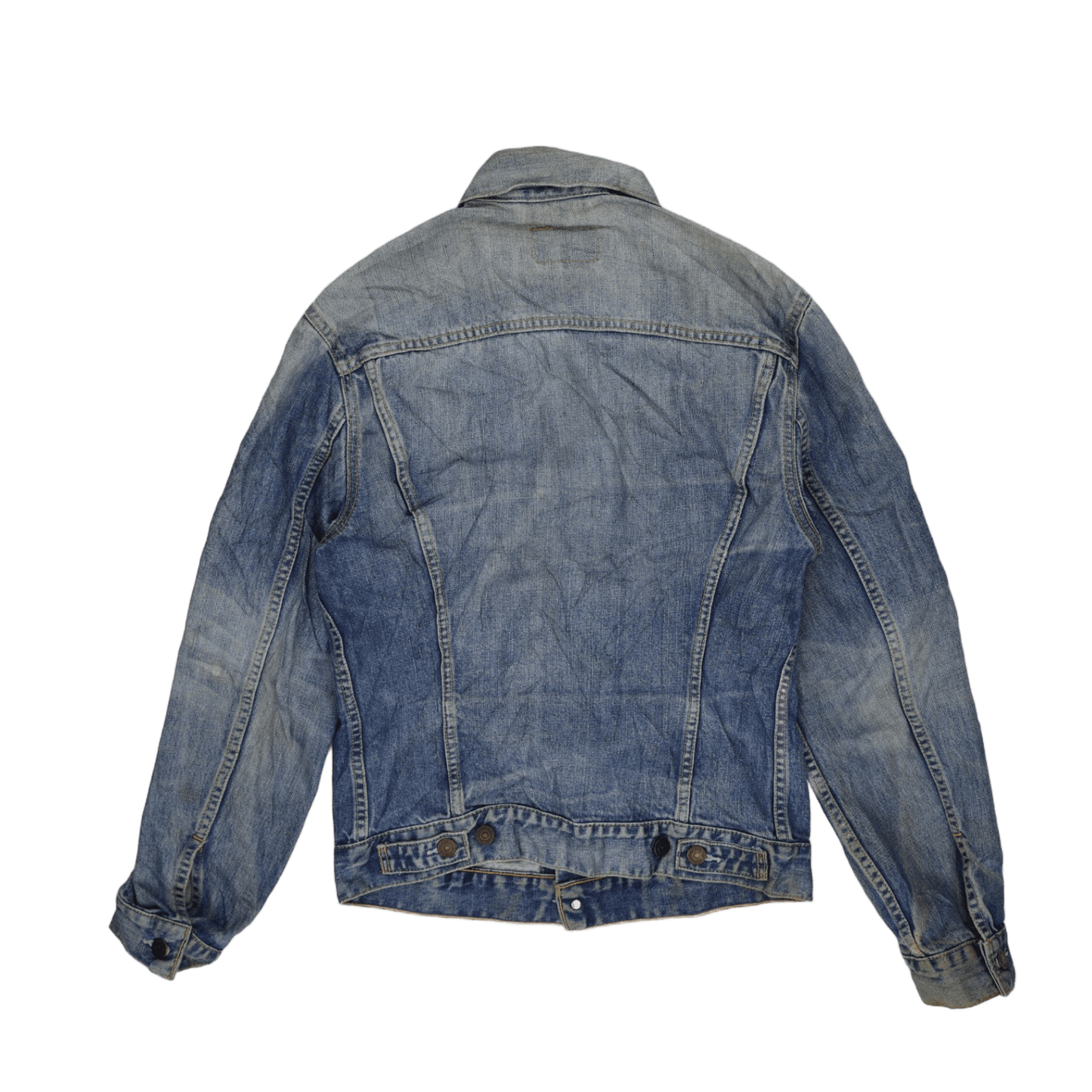 Levi's 70500 Denim Trucker Jacket Medium Blue Vintage 100 Percent Cotton Size M